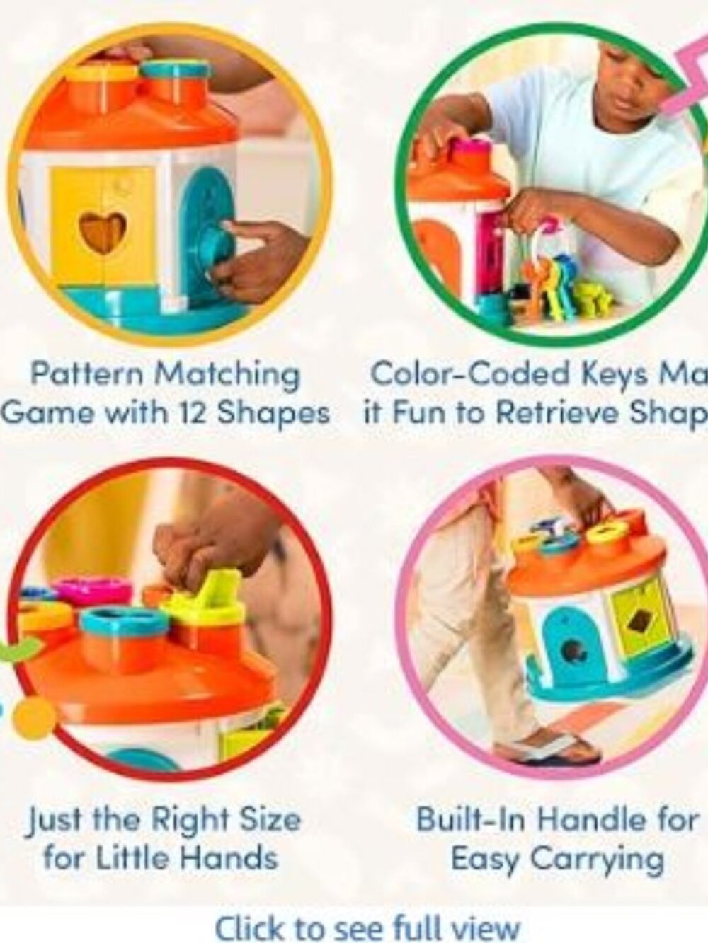 Battat – Shape & Color Sorting Toy - Developmental Toy, Pattern Matching Game - Picture 9 of 9